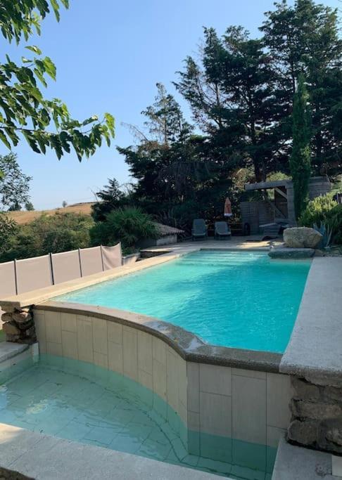 Villa Spacieuse -Vue Exceptionnelle- Piscine Saint-Romain-de-Lerps ภายนอก รูปภาพ