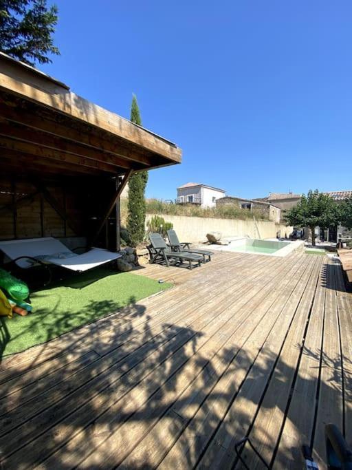 Villa Spacieuse -Vue Exceptionnelle- Piscine Saint-Romain-de-Lerps ภายนอก รูปภาพ